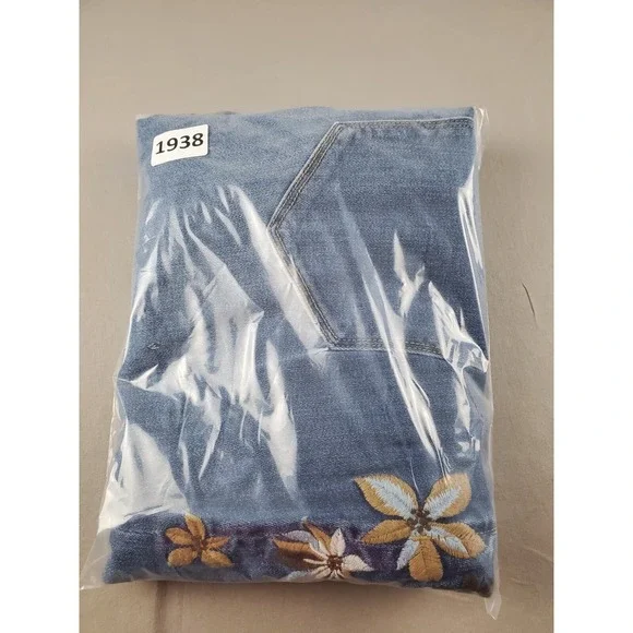 Driftwood Womens Jeans W40 L24 Petite Royce Straight Ankle  Indigo Detached - Picture 15 of 15